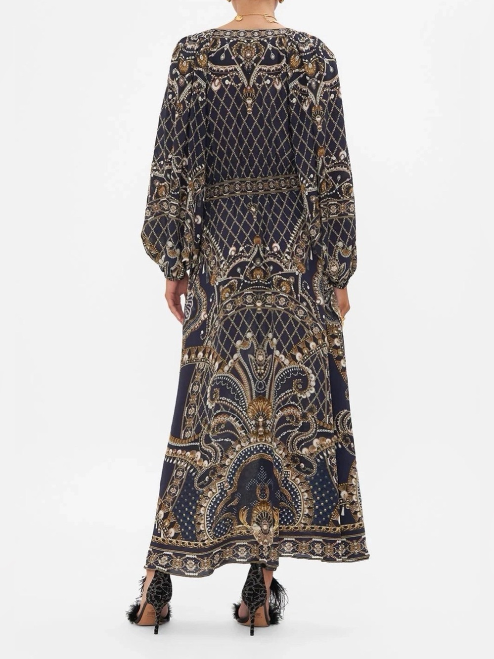 CAMILLA Dance With The Duke Maxi Dress Size S. Original retail: $1,280 - Picture 4 of 4